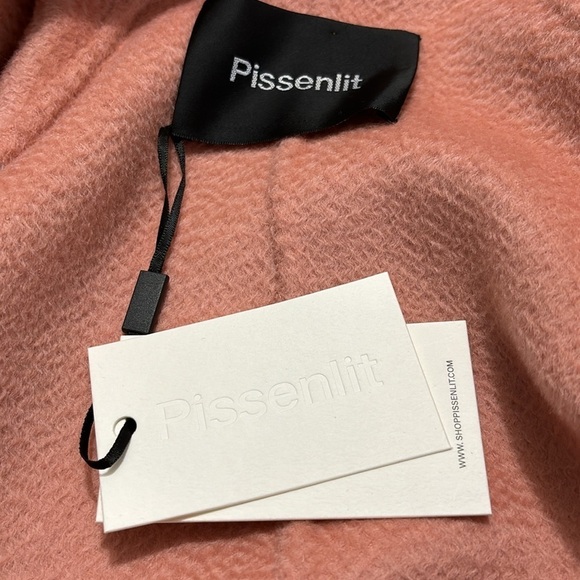 PISSENLIT Pink The Classic Wrap Coat Size 2 - Picture 8 of 9